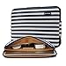 Kayond Canvas Water-Resistant 11 inch Laptop Sleeve with Pocket 11 inch 11.6 inch Laptop Case Compatible MacBook air 11 MacBook 12 Tablet (11-11.6 inches, Breton Stripe)
