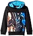 Star Wars Boys' Pullover or Zip Hoodie Sweatshirt, Sublimated Black, Medium/6