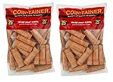 ATB 72 Pcs Preformed Quarter Tubes Paper Coin Wrapper Shotgun Roll
