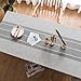 ColorBird Farmhouse Rectangle Tablecloth, Striped Cotton Linen Table Cloth 55 x 70 Inch Gray Thick Washable Oblong Dining Table Cover for Kitchen Tabletop Outdoor Picnic