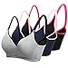 Lataly Women's Sleeping Nursing Bra Wirefree Breastfeeding Maternity Bralette