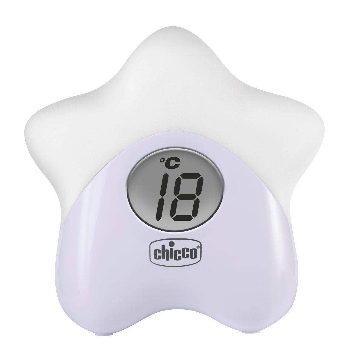 Chicco Star Thermometer Light, White, 858 Cubic_Centimeters, 0.2 kg, 1 Unit, 1 Piece