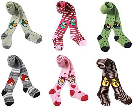 Sporthway Baby Girls Christmas Winter 6-Pack Stock Legging Pants Tights Panties (90(12-24Months), Pack 7)