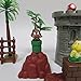 Cake Toppers Video Game Scene Playset Featuring Figures and Themed Accessories