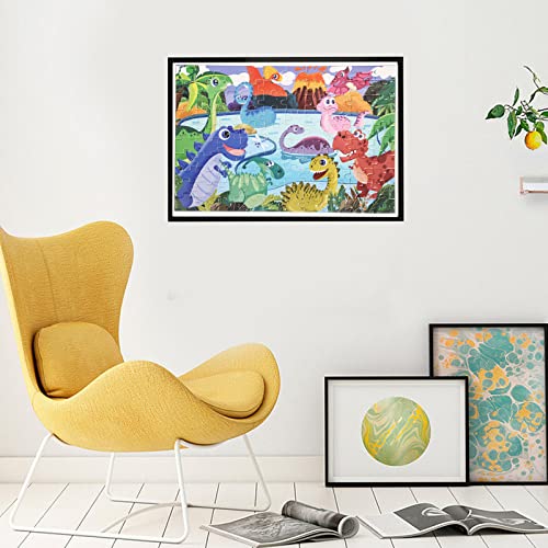 Jigsaw Puzzles for Kids, 100 Pieces Dinosaur Kids Jigsaws for Children Age 4 5 6 7 8 9 10 Years, Best Gift 100 Piece Puzzles for Kids Age 8-10 Year for Boys & Girls