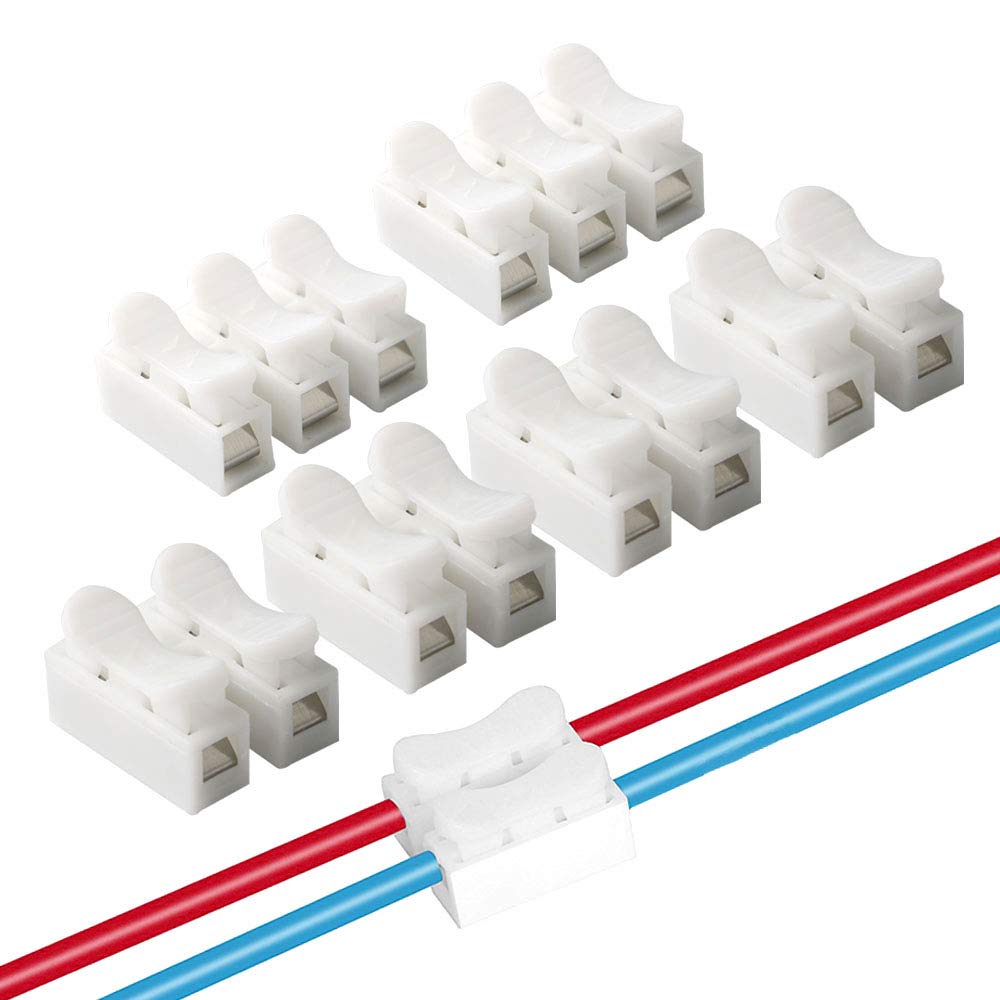 FULARR 62Pcs Spring Wire Connectors, Quick Connector Spring Connector
