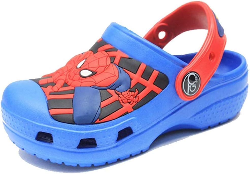 Kids Spiderman Hole Shoes Toddlers Boys Beach Sandals Clogs