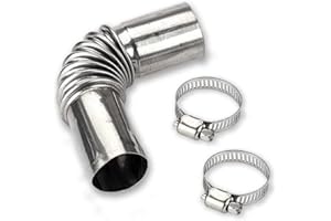 1pcs 24mm Air Diesel Parking Heater Exhaust Pipe Tube Elbow Connector Exhaust Pipe Duct Connector Diesel Boat Heater Parts Ca