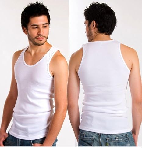 Amazon アメリカンアパレル メンズ タンクトップ アメアパ American Apparel 1 2 Rib Tank Top サイズ S Heather Grey タンクトップ 通販