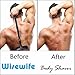 Back Shaver Body Grooming Kit for Back Hair Removal with Telescopic Handle and Safety Blades for Pain-Free Back Hair Shaver Razor (Back Shaver Includes 2 Replacement Blades)