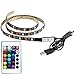 AVAWO LED TV Backlight Light Kit - Flexible 5050 RGB USB LED Strip Light with 5v USB Cable And Mini Controller For TV/PC/Laptop Background Lighting, Adhesive Light Strips