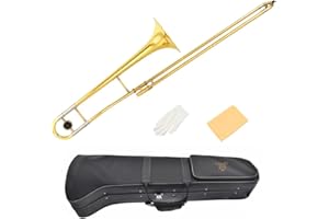 Yasisid Alto Trombone Bb Trombone Instrument for Beginners Student and Adult Learners to (YD-T10)