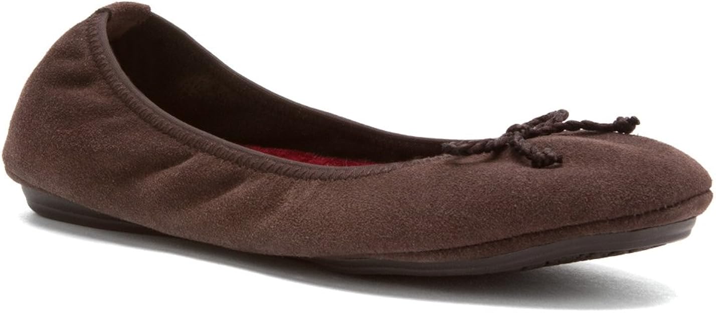 Hush Puppies Womens Jillian Bootie Slippers in Espresso at Hayneedle