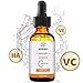 Natural 20% Vitamin C Serum Hyaluronic Acid for Face Vitamin C Skin Brightening Serum Dark Spot Remover and Anti Wrinkle Serum Reduce Age Spots and Sun Damage