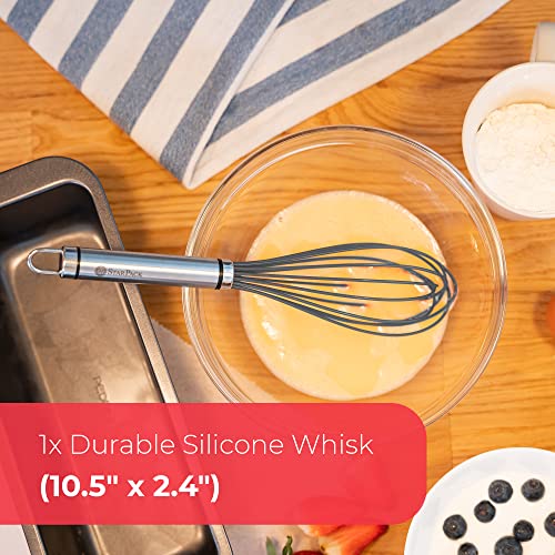StarPack Basics Silicone Whisks for Cooking Whisk Silicone Material