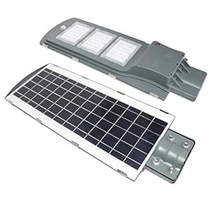 NAIZY Solar straatlamp 60W LED bewegingsmelder Light Waterdicht voor buiten straatverlichting buitenparkeerplaats – 60W…