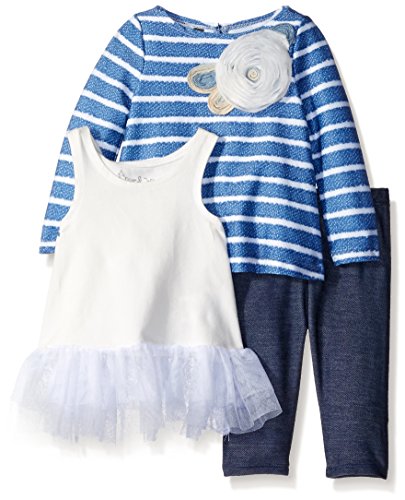 pippa and julie blue dress Pippa & Julie Metallic Blue Dress main image 0