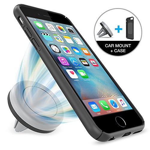 Car Mount, Maxboost Iphone Car Mount & Iphone 6/6S Case Air