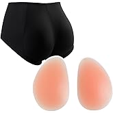 BMLen Silicone Butt Pads Fake Buttock Butt Lifter Enhancer Shaper Panties Underwear