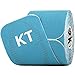 KT Tape, Pro Synthetic Kinesiology Athletic Tape, 20 Count, 10” Precut Strip, Laser Blue