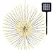 Solar String Lights, totobay 120LED Bouquet Shape Chandeliers Starburst Fairy Lights Solar Powered Operated Outdoor String Lights Waterproof Decorative Light Dimmable, Copper Wire Lights (Warm Light)