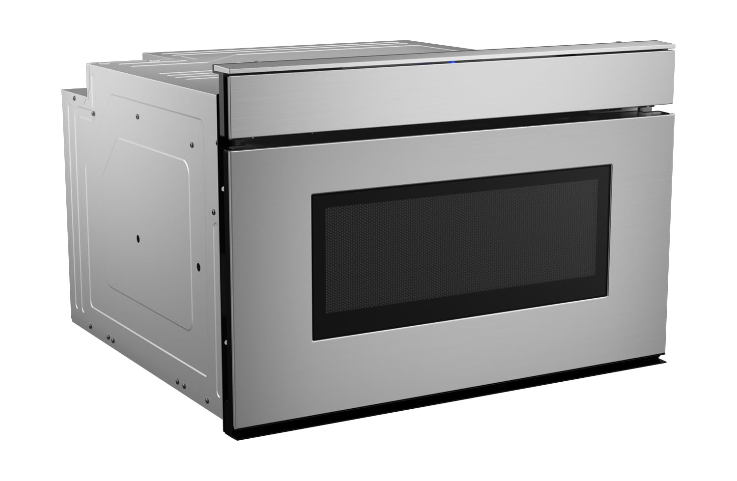 SHARP SMD2479JS Smart Microwave Drawer Oven with Easy Wave Open, 24-inch, 1.2 Cubic Feet, 950 Watt, Concealed Glass Touch Control Panel, Compatible with Alexa Certified, Stainless Steel