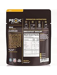 Peak Refuel | Alimentos para mochileros y acampadas secos y congelados | Sabor increíble | Alta proteína | Preparación rápida | Ligero