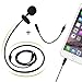 Lavalier Microphone HaoWorks HW55 3.5mm Comfortable Hands Free Clip-on Microphone for Smartphones Voice Amplifier Teaching YouTube and Video Recording