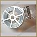 Weststone 1pcs 65ft (20m) Clear Plastic Twist Tie Roll with Cutter - Oval