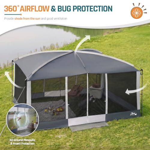 DMH OUTDOORS 13x9 FT Screen House Review: Spacious Outdoor Shelter With Magnetic Doors image 32
