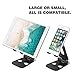 MoKo Foldable Phone/Tablet Stand, 210 Degree Aluminum Desktop Holder Fit with iPhone 11 Pro Max/11 Pro/11, iPad 10.2