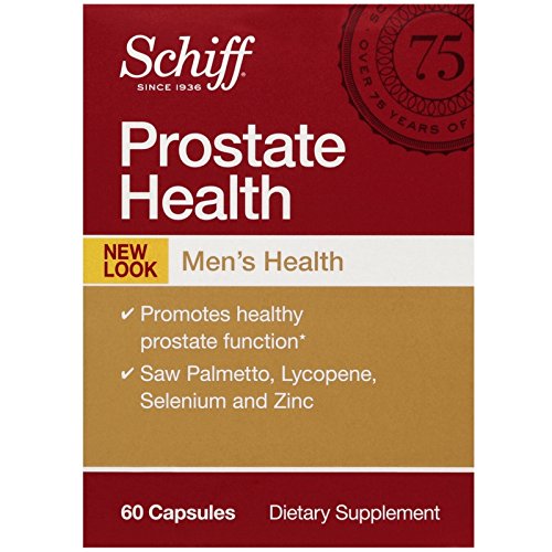 Schiff Prostate Health with Palmetto, Lycopene, Selenium and Zinc Prostate Supplement, 60 ct (Pack of 3)