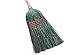 Tidy Tools Corn Broom with Wood Handle Light Duty, Indoor Outdoor Broom 5 Stitches, 54'' Overall Length, 7/8'' Wood Handle, and 9'' Broom Head Width