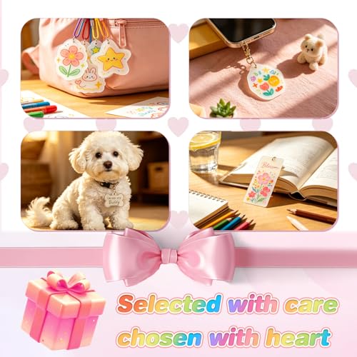 Wosyoodo 171-Piece A5 Crazy Plastic Kit, Includes 20 Transparent Crazy Plastic, Punch, 30 Key Ring, 100 Open Loops, 20 Cord Ties with Instructions for Creative DIY