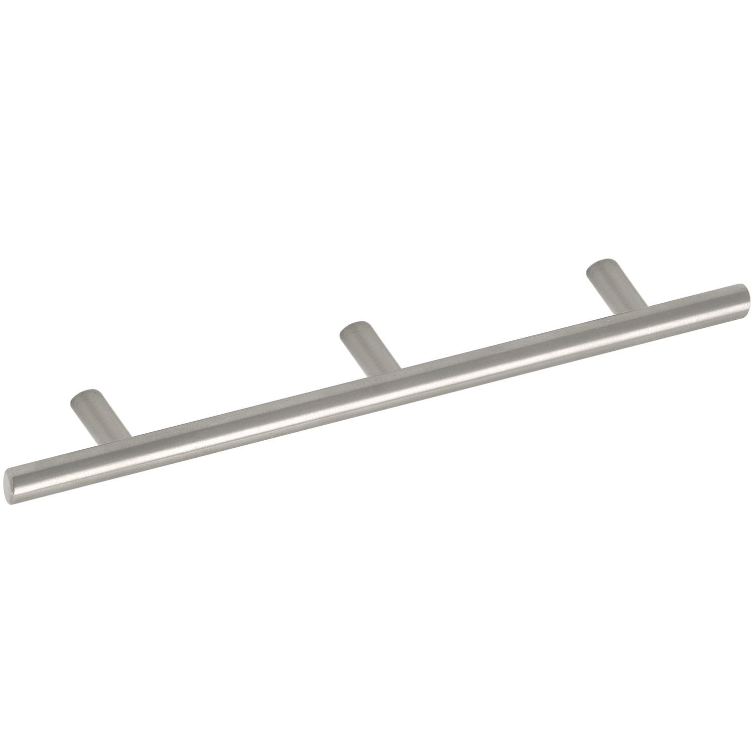 Unbekannt Grimme Eradis 8568310896 Basic Cabinet Handle (Barell) Diameter 12 mm Width 976 mm Bar Handle Brushed Stainless Steel Silver Hole Spacing 2 x 448 mm