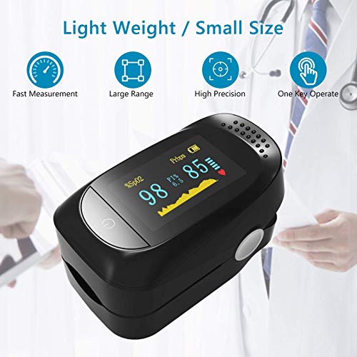 TSAI C101A2 Fingertip Pulse Oximeter,Portable Digital Reading LED