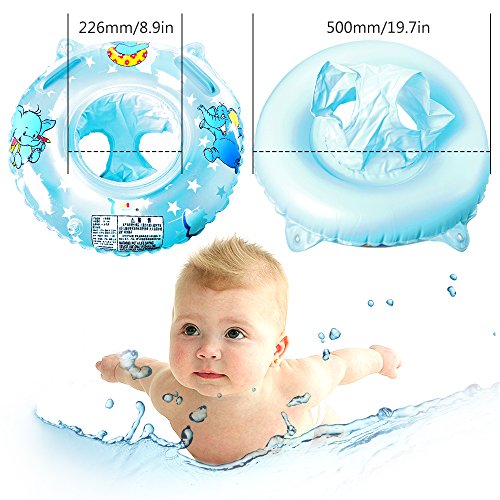StillCool Baby Swimming Float, Inflatable Swimming Ring with Float Seat for 6 Months-6 Years Children (Blue) - Thumbnail 4