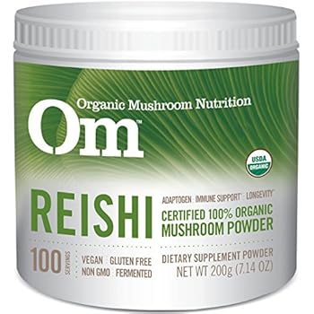 Om Organic Mushroom Supplement, Reishi, 200 grams