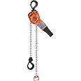 Columbus McKinnon Series 653 Steel Chain Lever Hoist, 11" Lever, 3/4 ton Capacity, 5' Lift Height