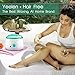 【24 in 1】 Yeelen Wax Warmer Hair Removal Waxing Kit Wax Melts + 8 Hard Wax Beans (1.76oz/pack)+ 10 Wax Applicator Sticks