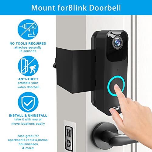 RUOANDSI Blink Doorbell Mount AntiTheft, Adjustable Angle (35 to 110