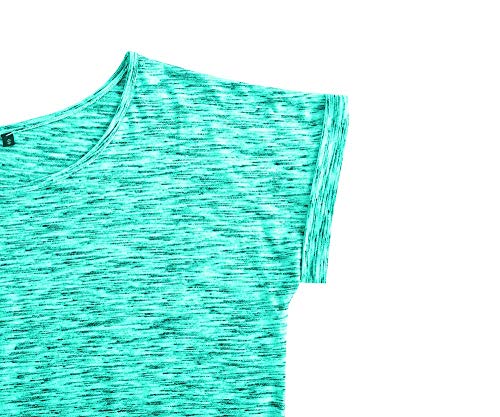 TrendiMax-Damen-T-Shirt-Kurzarm-Sommer-Shirt-Lose-Strech-Bluse-Tops-Causal-Oberteil-Basic-Tee