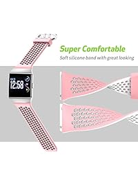 NotoCity Fitbit Ionic Correa de reloj deportivo, correa de silicona suave, para pulsera de repuesto Ionic Fitbit Smartwatch para hombres y mujeres