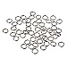 Yosoo 6mm 200 pcs Plated Split Rings for Blank Lures Crankbait Hard Bait Each Pack Bass Walleye Fishing