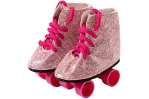 WHYS FXSN Doll Shoes Accessories Doll Snow Boots Fit 18-inch American Doll Girl Dolls (Skating Shoes)