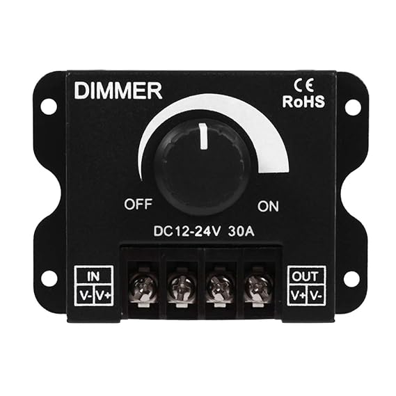 Dimmer Controller 12 V-24 V 30A Led Schalter Manuelle Bedienung für Led streifen Licht Einfarbig einfarbige LED Streifen Beleuchtung Lampe Band Licht