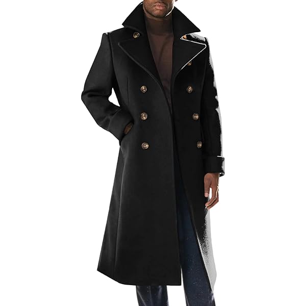 Amazon.com: Aprsfn Women's Winter Wool Coats Double-breasted