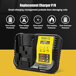 DCB112 12V/20V MAX Lithium Ion Charger Compatible