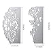 2 Pieces Rose Cutting Die Flower Shape Embossing Dies Carbon Steel Die Cuts Stencils for Scrapbooking Card Making Supplies