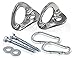 Indoor Hammock Hanging Kit-Perfect Hammock Accessories - Supports 400Lbs –Includes Hammock Hooks, Carabineers, and Lag Bolts for Hanging Your Hammock Indoors or Any Where (Stainless Steel Anchors)